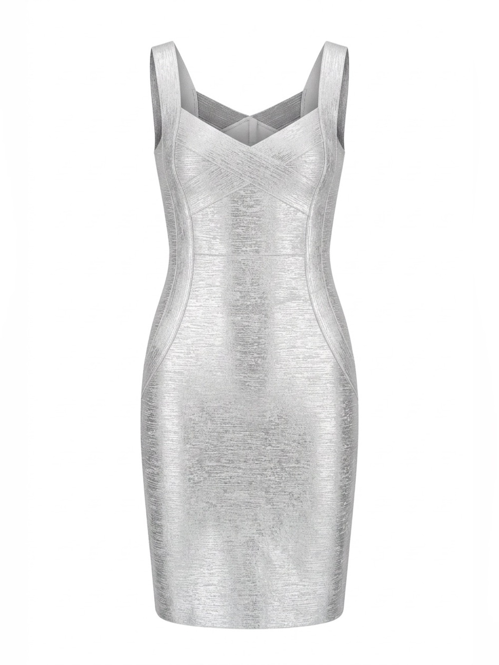 Silver Bandage Dress